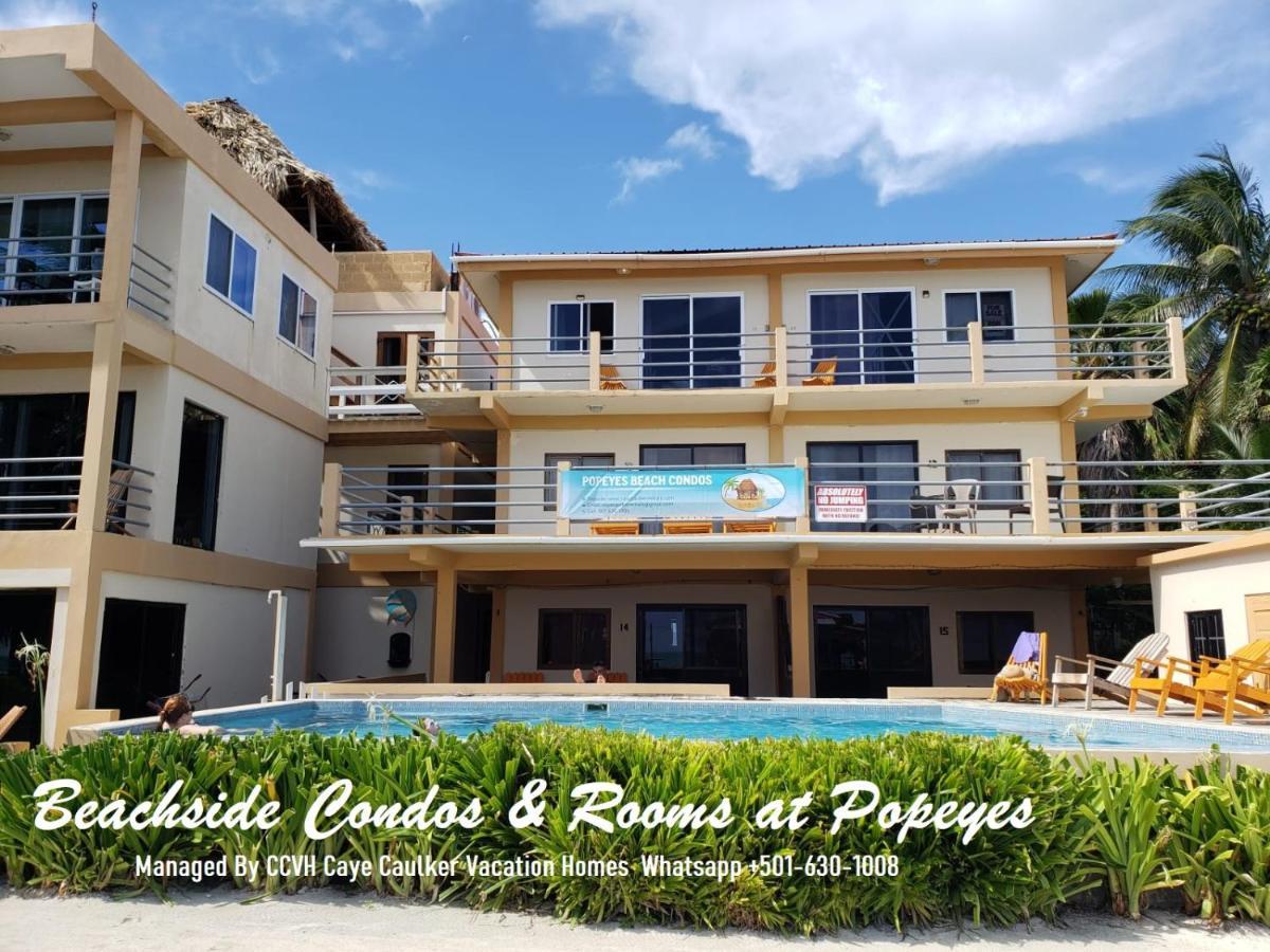 Beach Club Budget Rooms At Popeyes Caye Caulker Exterior photo
